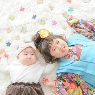 七五三　記念写真　女の子　星　キッズフォトハウス　HAPISTA