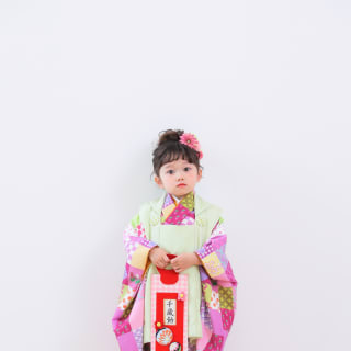 七五三　バースデー　キッズ写真 　ハピスタ