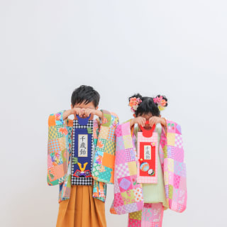 七五三　きょうだい　キッズ写真 　ファミリー　HAPISTA
