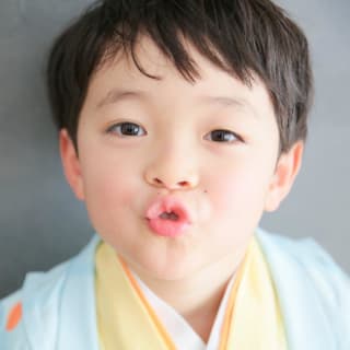 七五三　記念写真　男の子　キッズフォトハウス　HAPISTA