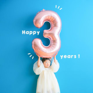 バースデー　お誕生日　3才女の子　キッズ写真　HAPISTA