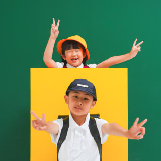 入学　入学写真　入学撮影　記念日　キッズフォトスタジオ　フォトスタジオ　大阪フォトスタジオ　堺市フォトスタジオ　ランドセル撮影　兄弟