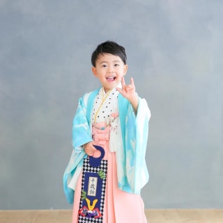 七五三　記念写真　男の子　キッズフォトハウス　HAPISTA