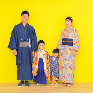 七五三　家族写真