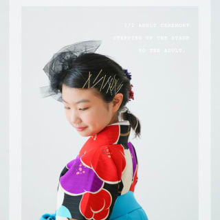 七五三　記念写真　女の子　キッズフォトハウス　HAPISTA