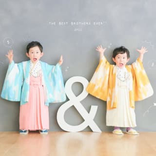 七五三　記念写真　男の子　キッズフォトハウス　HAPISTA