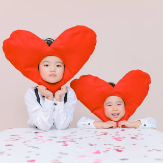 バースデー　お誕生日　ハート　女の子　キッズ写真　HAPISTA