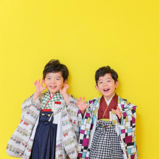 七五三　記念写真　男の子　キッズフォトハウス　HAPISTA