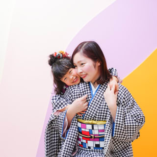 ３歳 七五三 家族写真 可愛い