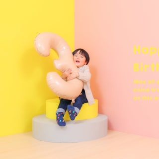 バースデー　お誕生日　男の子　キッズ写真　HAPISTA