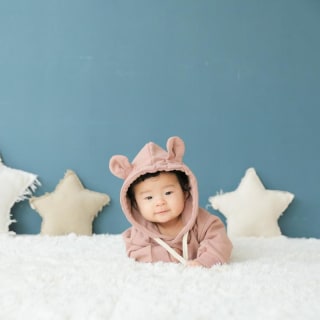 ベビー　赤ちゃん　記念日　くまさん　星　お誕生日　キッズフォトハウス　HAPISTA