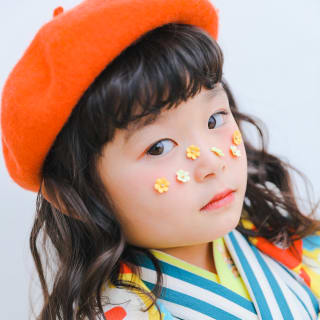 七五三　記念写真　3才女の子　キッズフォトハウス　HAPISTA