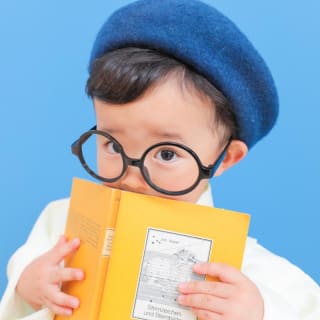 七五三　記念写真　男の子　メガネ　キッズフォトハウス　HAPISTA