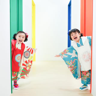七五三　記念写真　女の子　キッズフォトハウス　HAPISTA