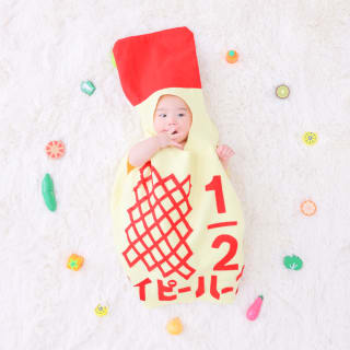 6ヶ月女の子　ハーフバースデー