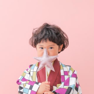 七五三　記念写真　星　キッズフォトハウス　HAPISTA