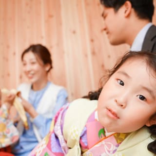 家族写真　着物