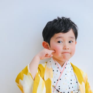 七五三　記念写真　男の子　キッズフォトハウス　HAPISTA