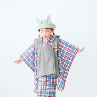 七五三　記念写真　3才女の子　キッズフォトハウス　HAPISTA