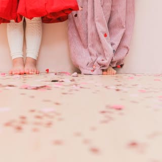 キッズフォトスタジオ　可愛い　カラフル　足元　ハピスタ