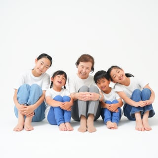ファミリー　古希　家族写真