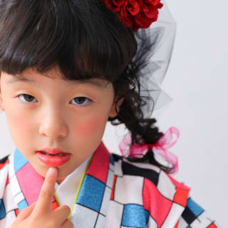 七五三　7歳　女の子　着物