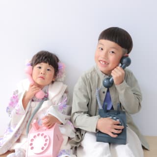 七五三　3歳女の子　キッズフォトスタジオ　ハピスタ