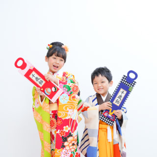 ３歳 七五三 家族写真 可愛い