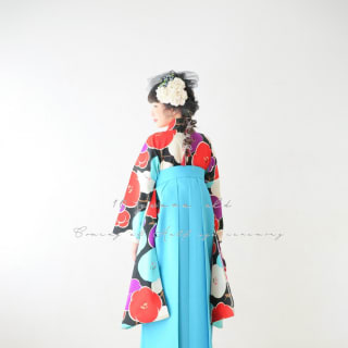 七五三　記念写真　女の子　お花　キッズフォトハウス　HAPISTA