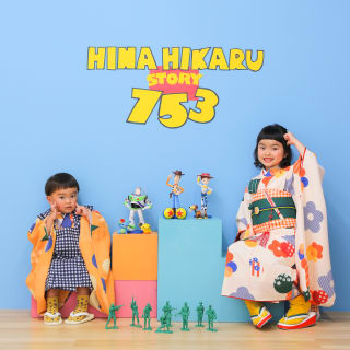 七五三　記念写真　姉弟フォト　キッズフォトハウス　HAPISTA