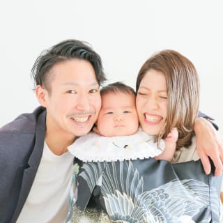 お宮参り　ベビーフォト　ファミリー　家族写真　記念写真　赤ちゃん　キッズ写真　ハピスタ