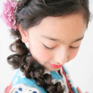 七五三　記念写真　女の子　キッズフォトハウス　HAPISTA