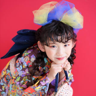 七五三　7歳　女の子　着物