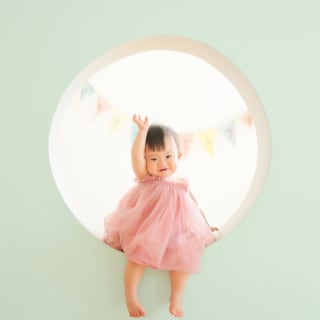 お誕生日　バースデー　可愛い　キッズ写真 　HAPISTA