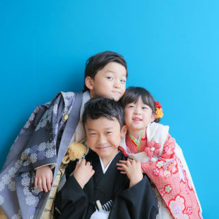 七五三　兄弟撮影　カラフル　キッズ写真　ハピスタ