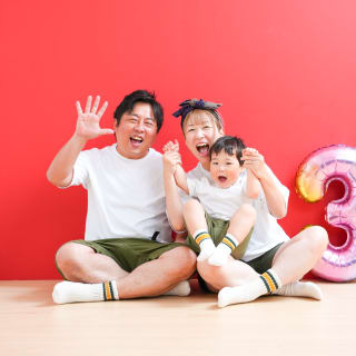 3歳男の子　3歳誕生日