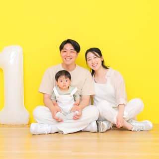 1歳男の子　1歳誕生日