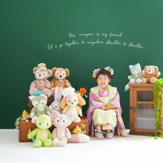 七五三　3歳　女の子　着物　被布　堺市　堺市フォトスタジオ　HAPISTA