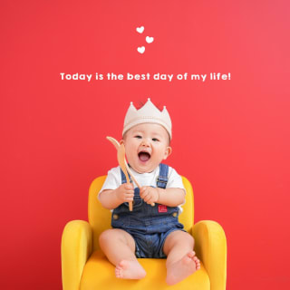 バースデー　お誕生日　赤ちゃん　キッズ写真　HAPISTA