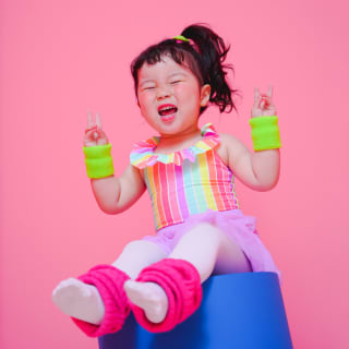 バースデー　お誕生日　　女の子　カラフル　キッズ写真　HAPISTA