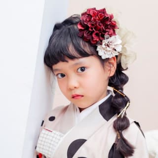 七五三　記念写真　女の子　キッズフォトハウス　HAPISTA