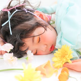 七五三　3歳　女の子　着物