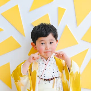 七五三　記念写真　男の子　キッズフォトハウス　HAPISTA