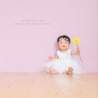 ベビーフォト　赤ちゃん　記念日　キッズフォトスタジオ　HAPISTA