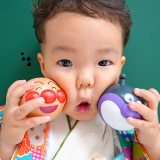 七五三　七五三撮影　753 753撮影　3歳男の子　男の子着物　　キッズフォトスタジオ　フォトスタジオ　大阪フォトスタジオ　堺市フォトスタジオ　家族　家族撮影　家族フォト　ファミリー