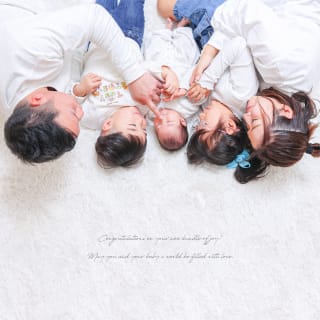 お宮参り　ベビーフォト　ファミリー　家族写真　記念写真　赤ちゃん　キッズ写真　ハピスタ