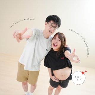 マタニティフォト　夫婦写真　