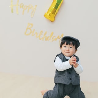 バースデー　お誕生日　1才　キッズ写真　HAPISTA