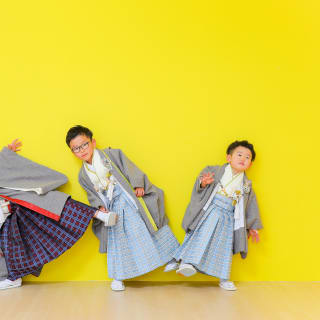 七五三　記念写真　兄弟フォト　キッズフォトハウス　HAPISTA