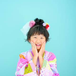 七五三　七五三撮影　753　7歳女の子　7歳着物　四つ身　オリジナル着物　なかもず店　ハピスタなかもず店　HAPISTAなかもず店